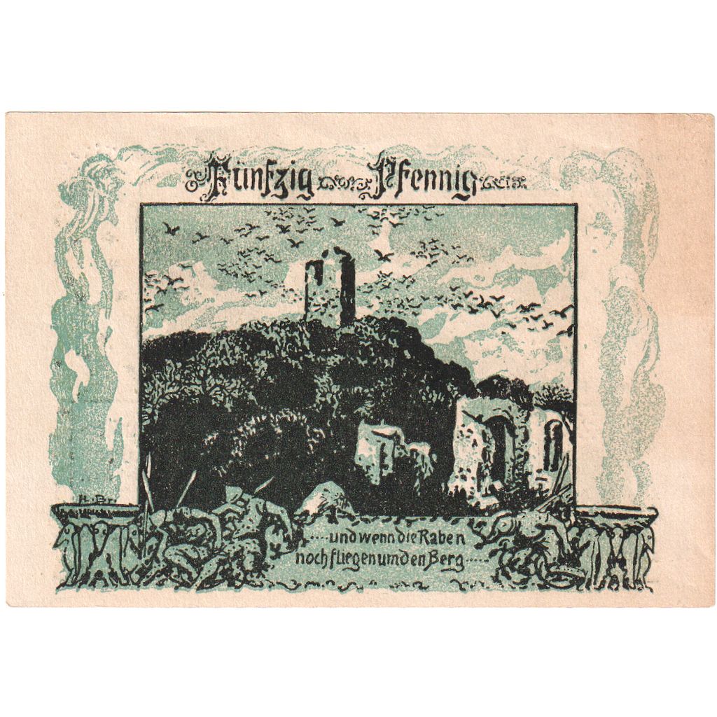 Deutschland, Frankenhausen, 50 Pfennig, 1921-07-31, VZ