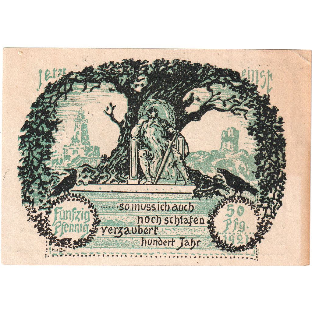 Deutschland, Frankenhausen, 50 Pfennig, 1921-07-31, VZ