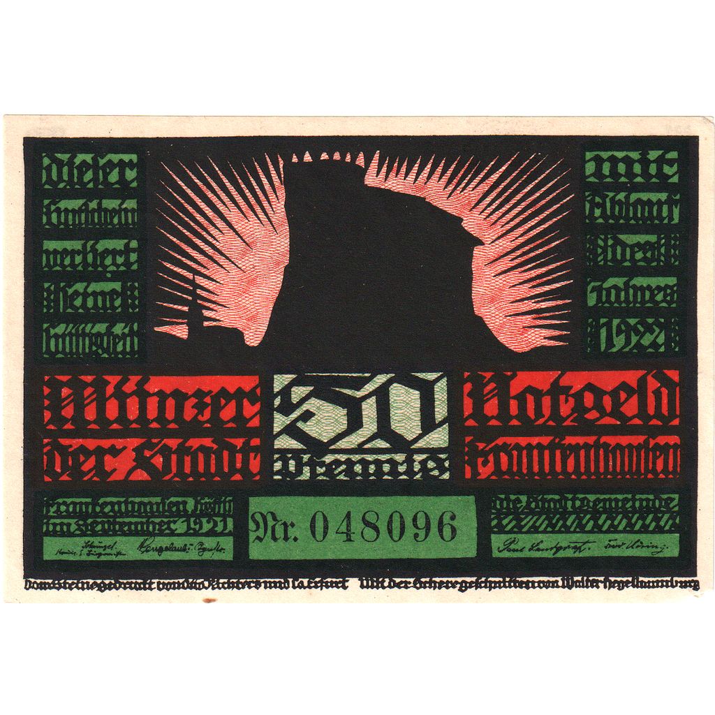 Allemagne, Frankenhausen, 50 Pfennig, SUP