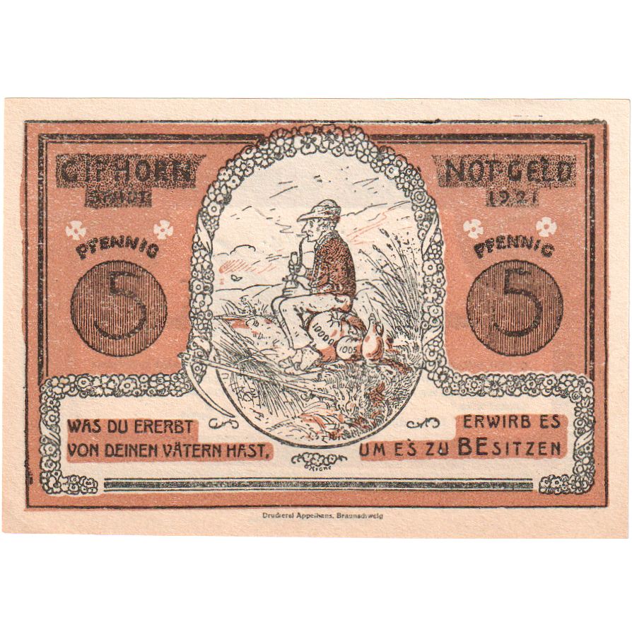 Deutschland, Gifhorn, 5 Pfennig, 1921-06-01, UNZ-