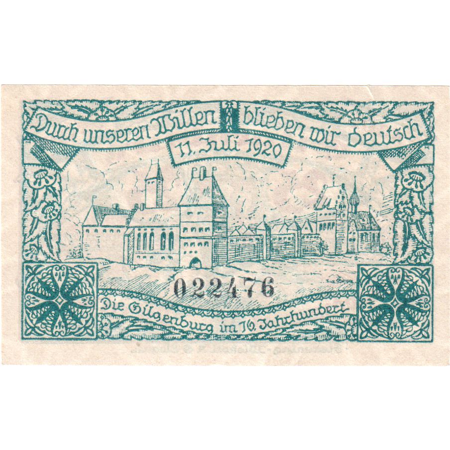 Alemanha, Gilgenburg, 25 Pfennig, 1920-10-01, UNC(63)