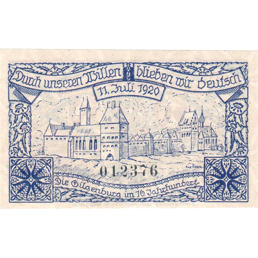 Alemania, Gilgenburg, 50 Pfennig, 1920-10-01, SC