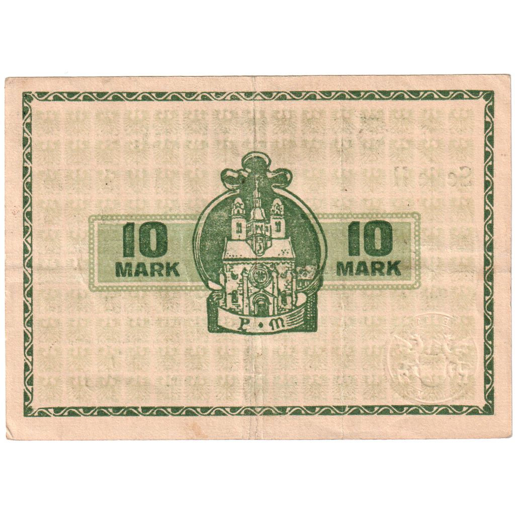 Duitsland, Worms, 10 Mark, 1919-02-01, TTB