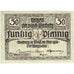 Duitsland, Warburg Stadt, 50 Pfennig, TTB
