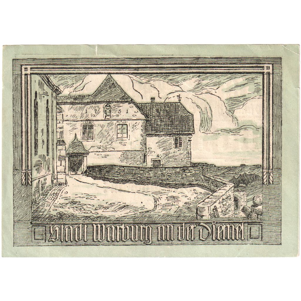Duitsland, Warburg Stadt, 50 Pfennig, TTB