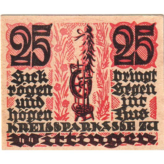 Niemcy, Wittingen, 25 Pfennig, 1922-07-01, UNC(63)