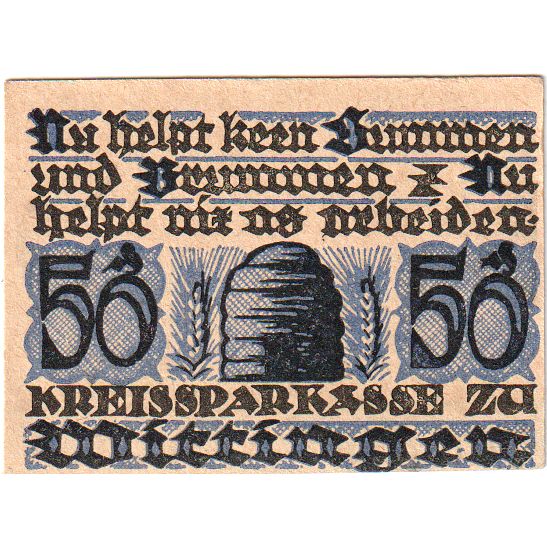 Alemanha, Wittingen, 50 Pfennig, 1922-07-01, UNC(63)