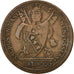 Coin, ITALIAN STATES, PAPAL STATES, Pius VII, Baiocco, 1801, EF(40-45), Copper