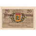 Niemcy, Tondern, 20 Pfennig, 1920-02-10, UNC(63)