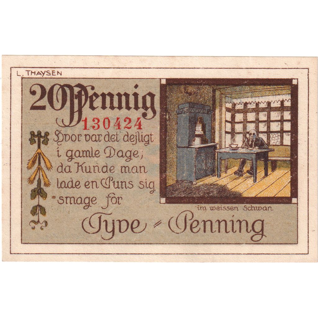 Niemcy, Tondern, 20 Pfennig, 1920-02-10, UNC(63)