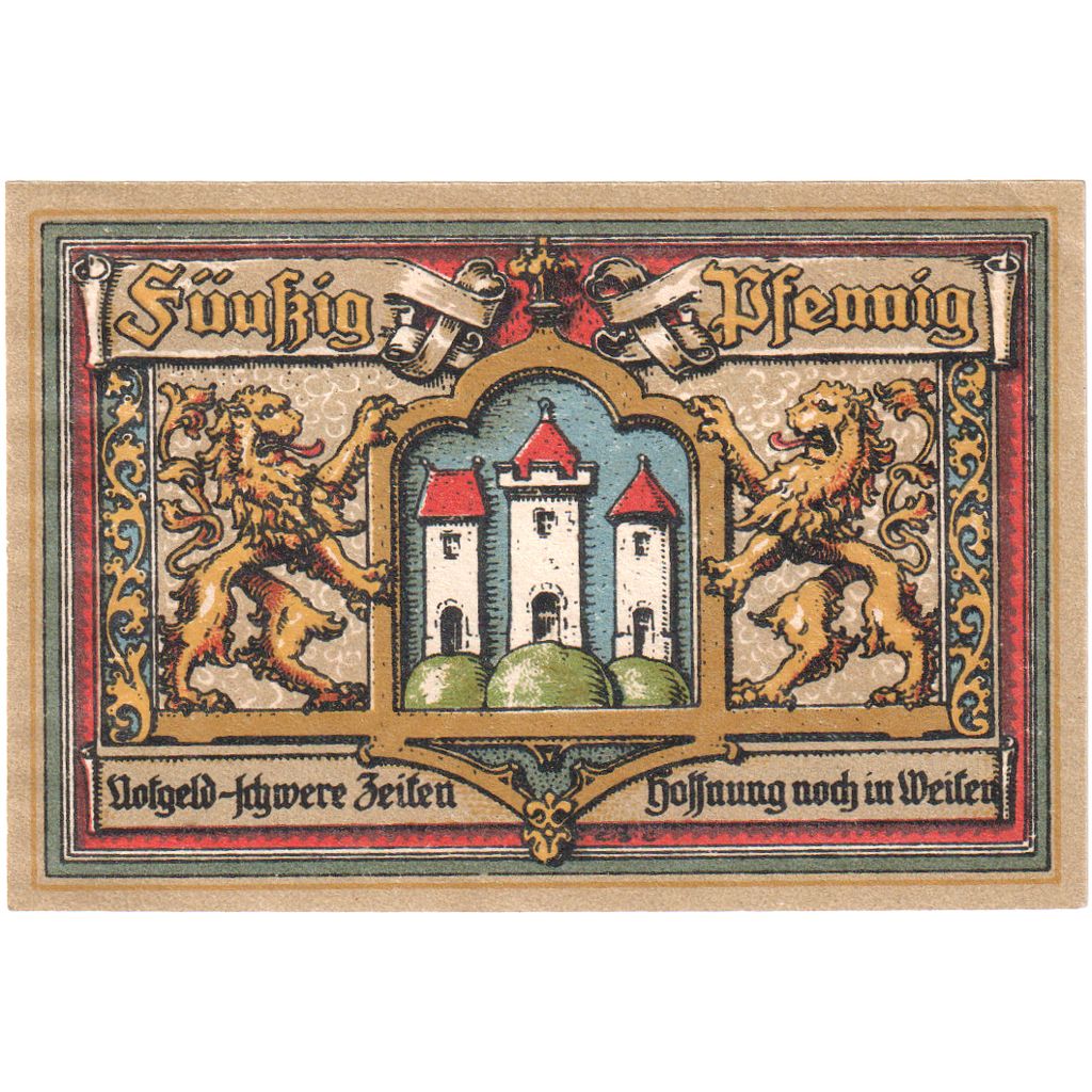 Alemania, Trostberg, 50 Pfennig, SC