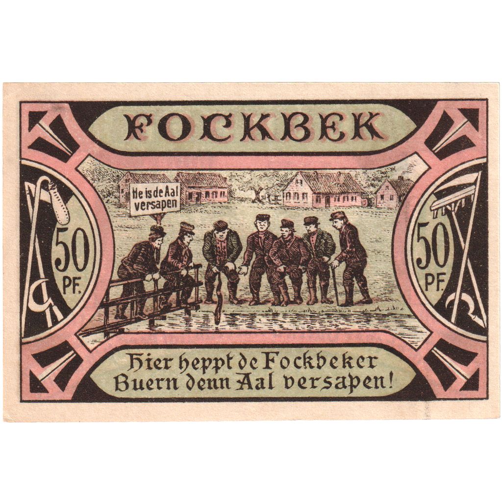 Duitsland, Fockbek, 50 Pfennig, 1917-04-01, SPL