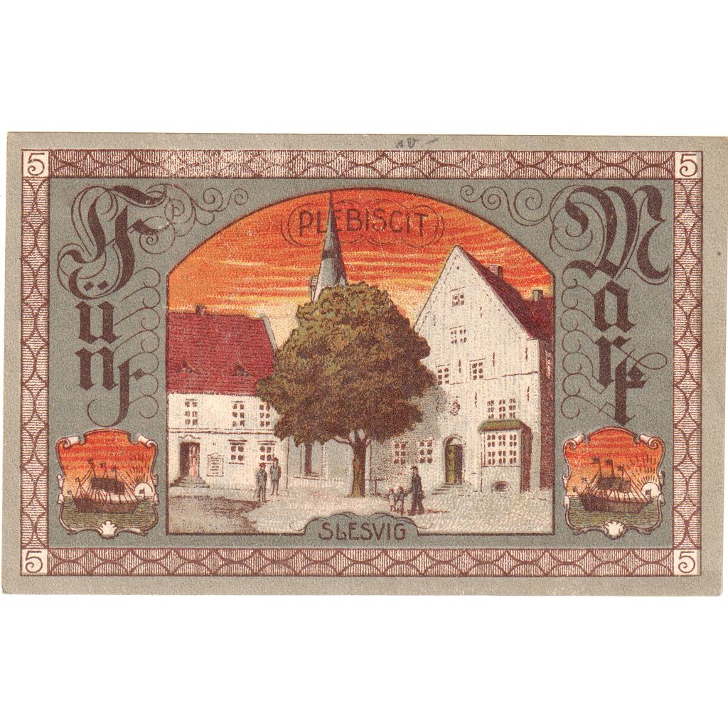 Duitsland, Tondern, 5 Mark, 1920-02-10, SPL