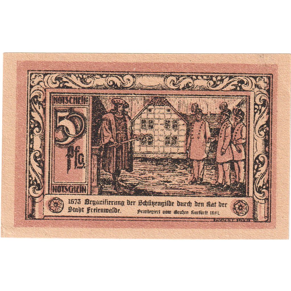 Duitsland, Freienwalde, 50 Pfennig, SPL