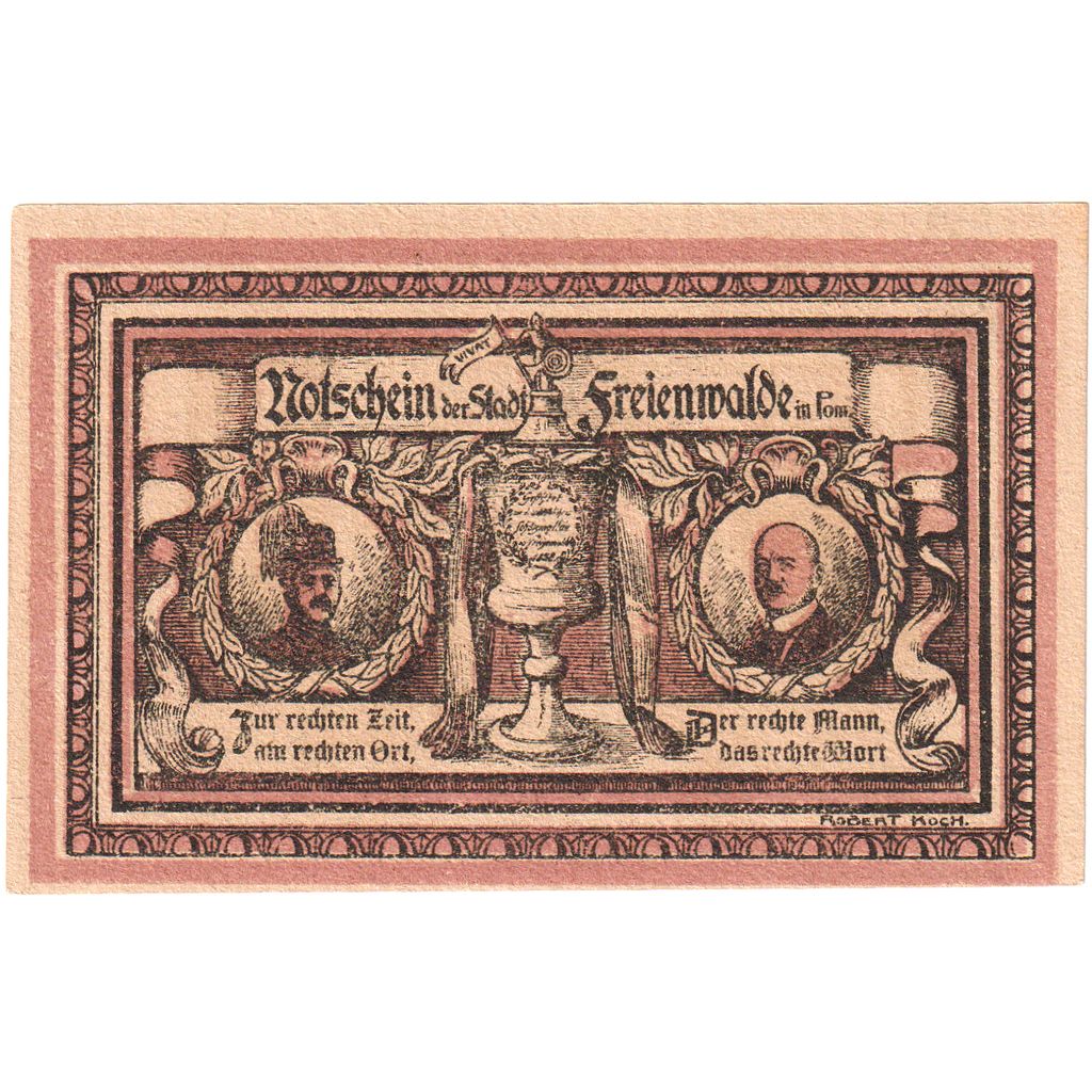 Niemcy, Freienwalde, 25 Pfennig, UNC(63)