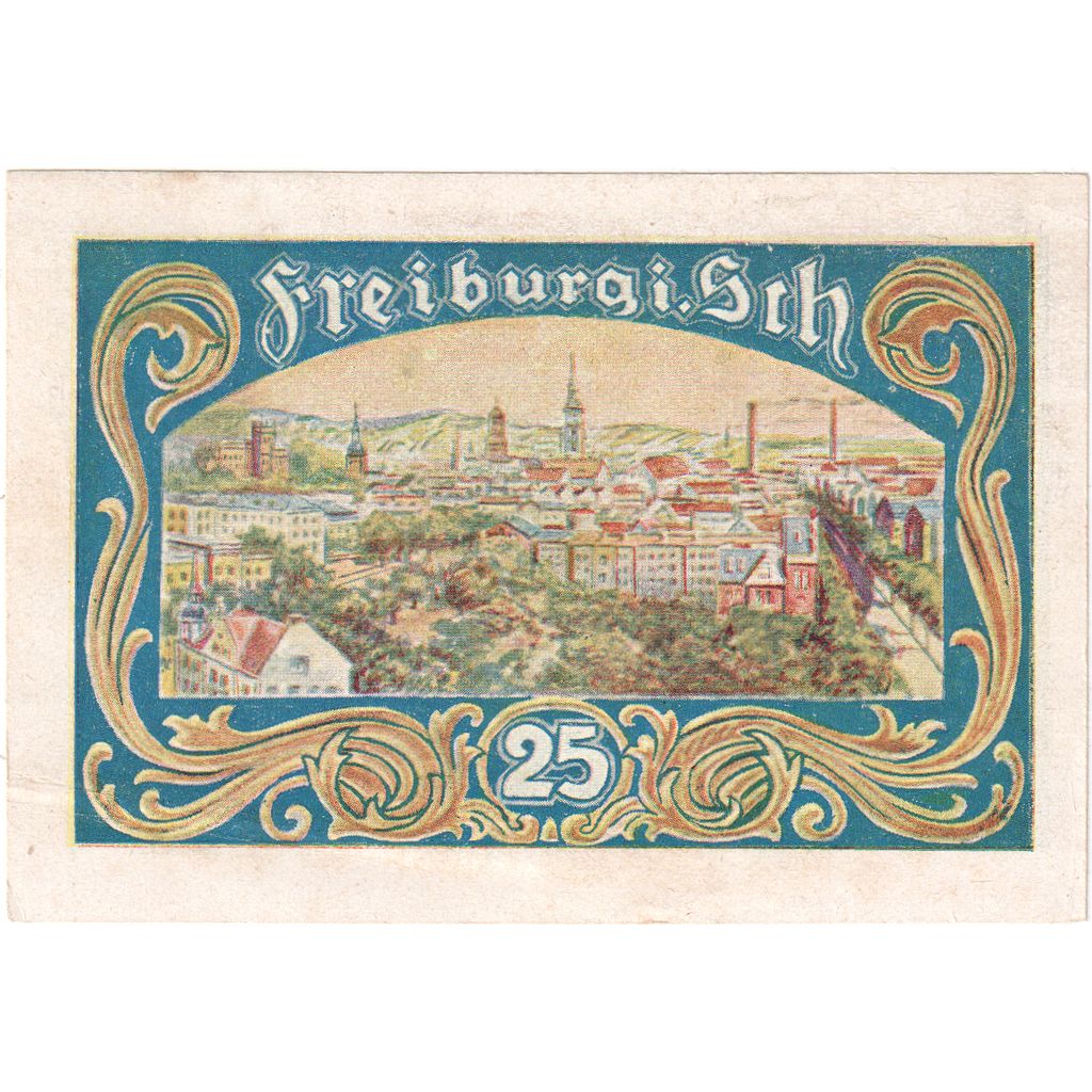 Alemania, Freiburg, 25 Pfennig, SC