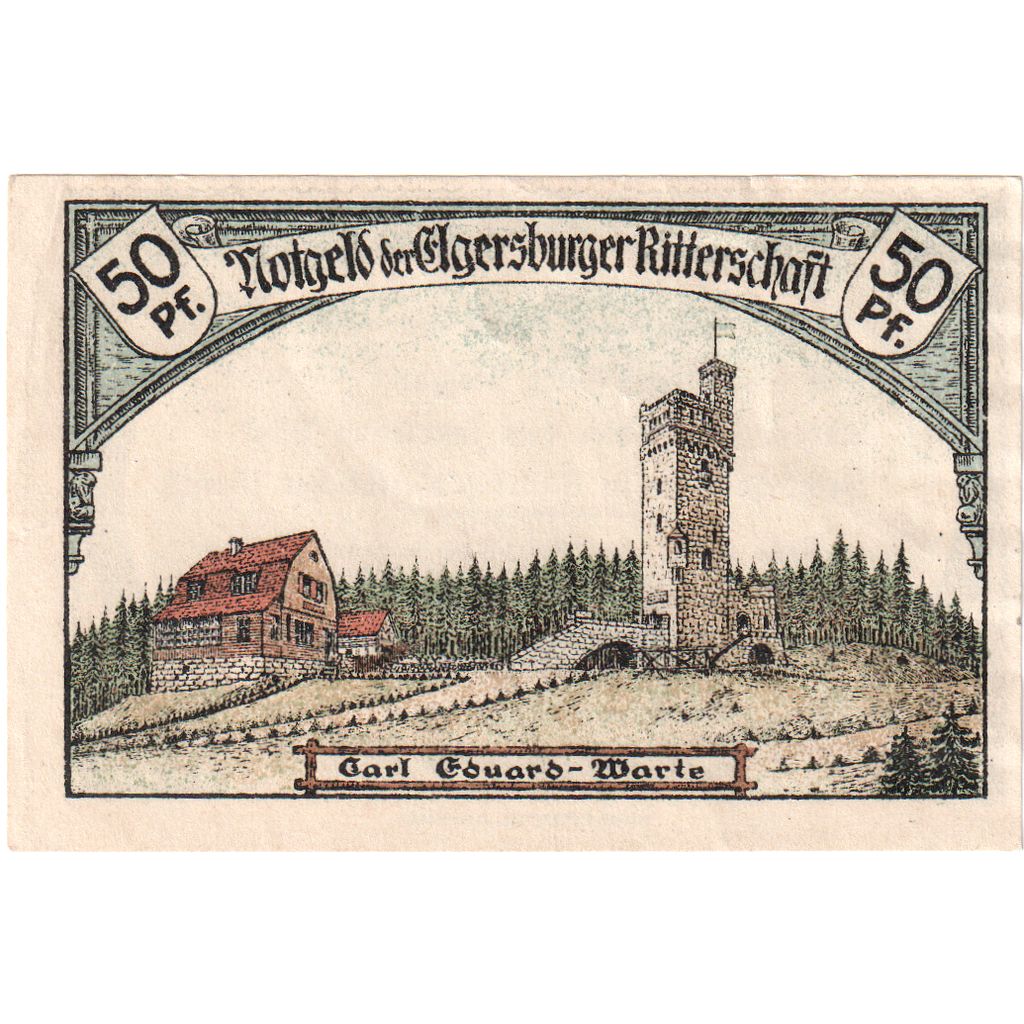 Duitsland, Elgersburg, 50 Pfennig, 1922-08-08, SPL