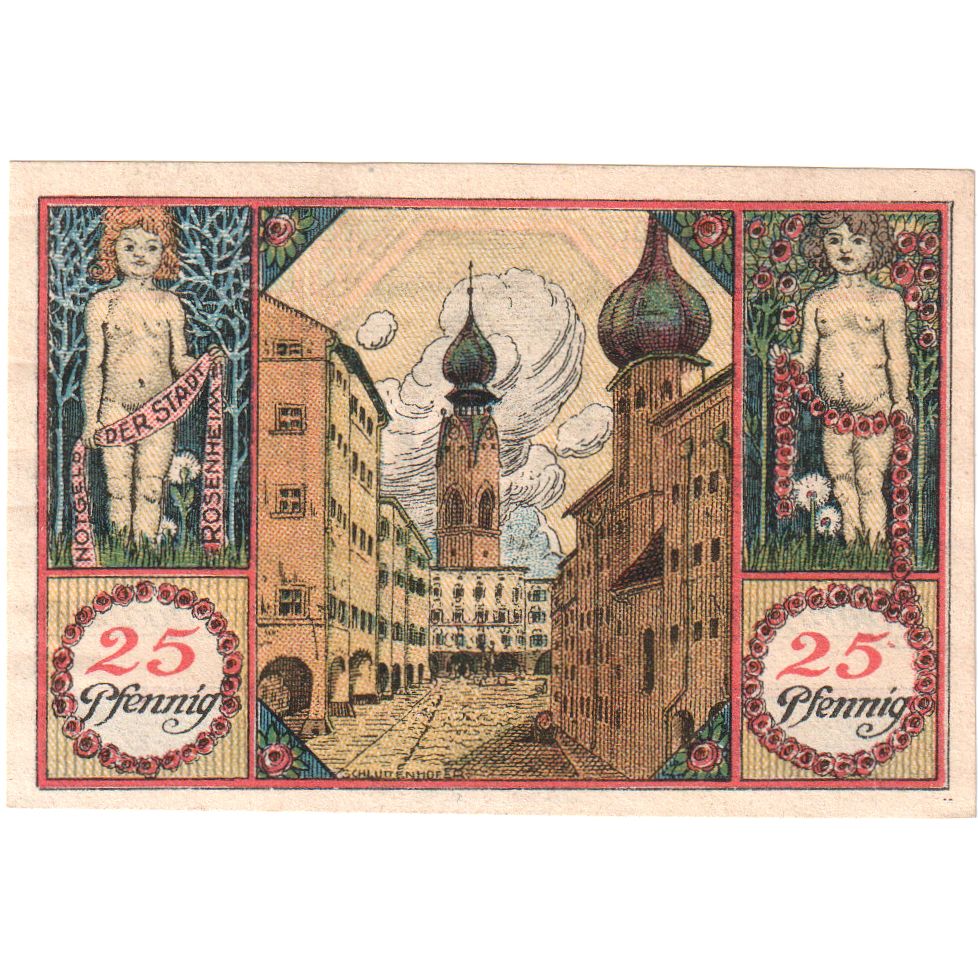 Duitsland, Rosenheim, 25 Pfennig, 1921-02-16, SPL