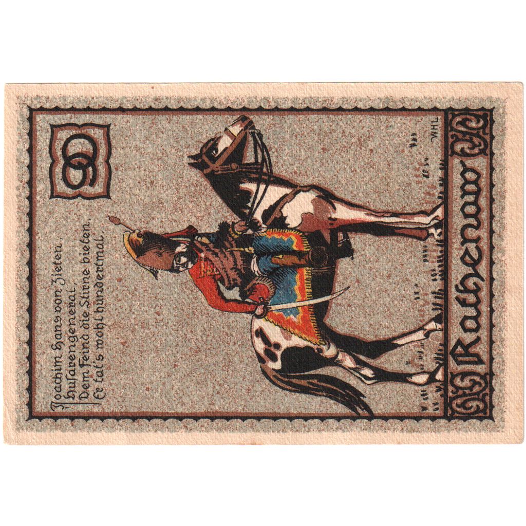 Duitsland, Rathenow, 90 Pfennig, SPL