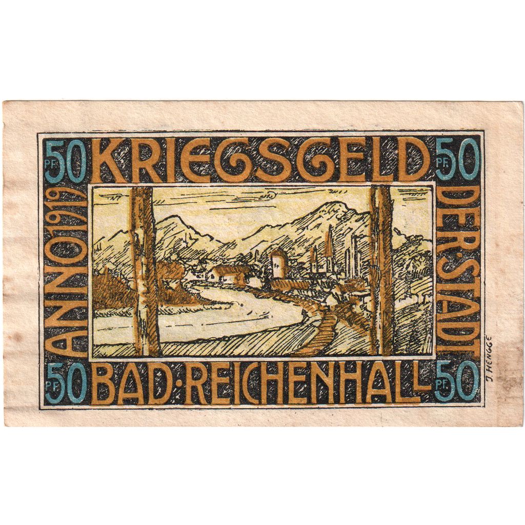 Alemania, Bad Reichenhall, 50 Pfennig, MBC