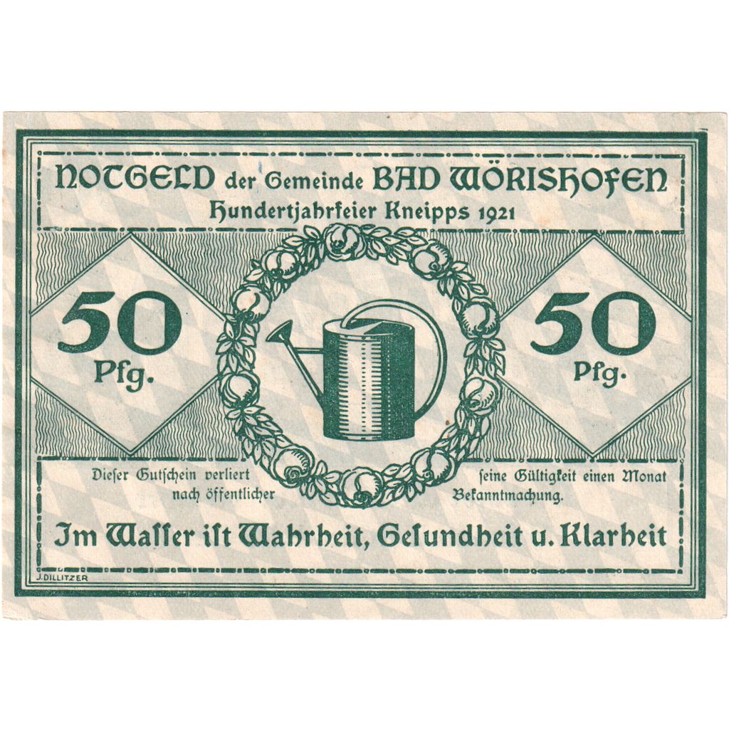 Duitsland, Bad Wörishofen, 50 Pfennig, SPL
