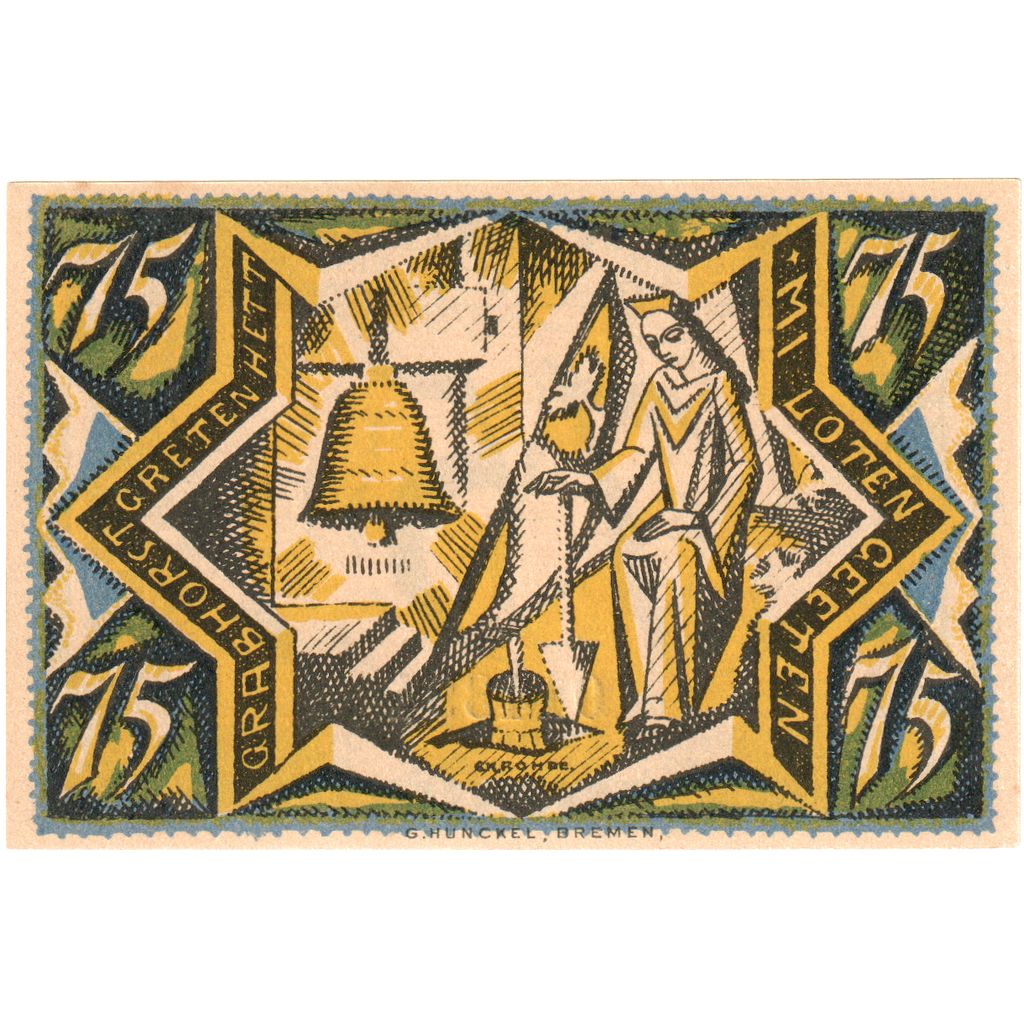 Germania, Twistringen, 75 Pfennig, 1921-09-01, SPL
