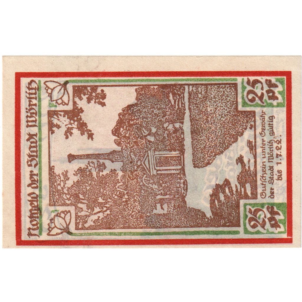 Germania, Wörlitz, 25 Pfennig, 1922-07-01, SPL