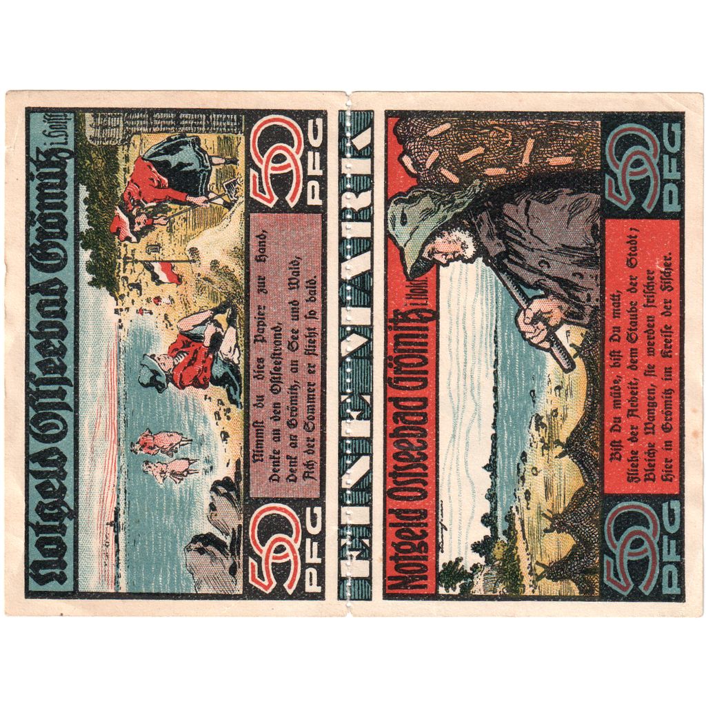 Alemania, Gromitz, 1 Mark, 1921-05-12, MBC