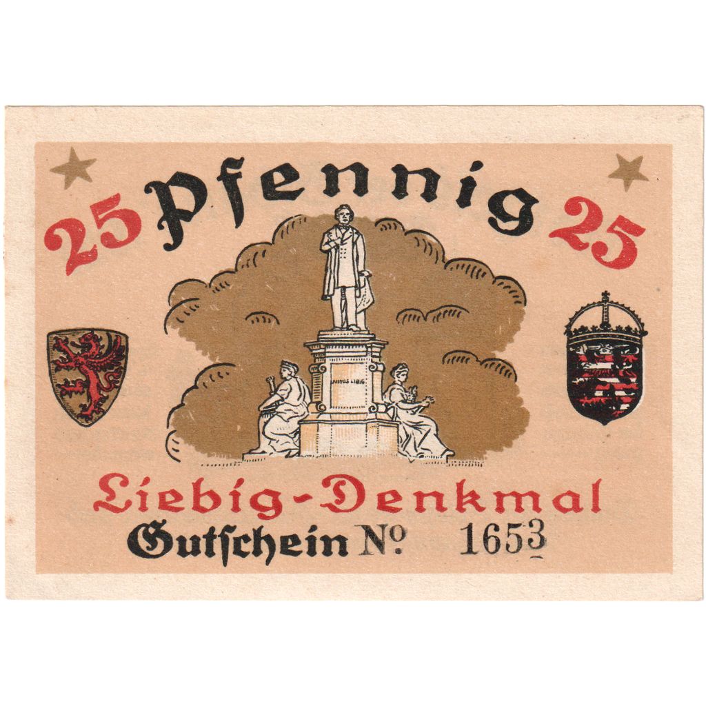 Germania, Giessen, 25 Pfennig, 1921-07-04, SPL-