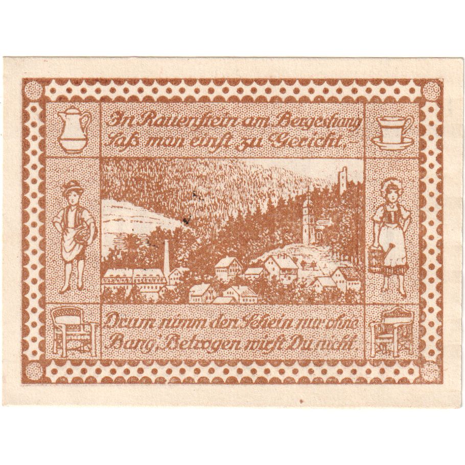 Germania, Rauenstein, 10 Pfennig, SPL