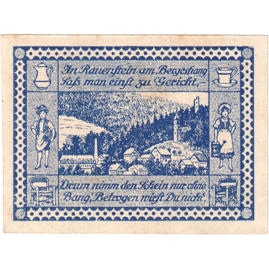 Alemania, Rauenstein, 25 Pfennig, EBC