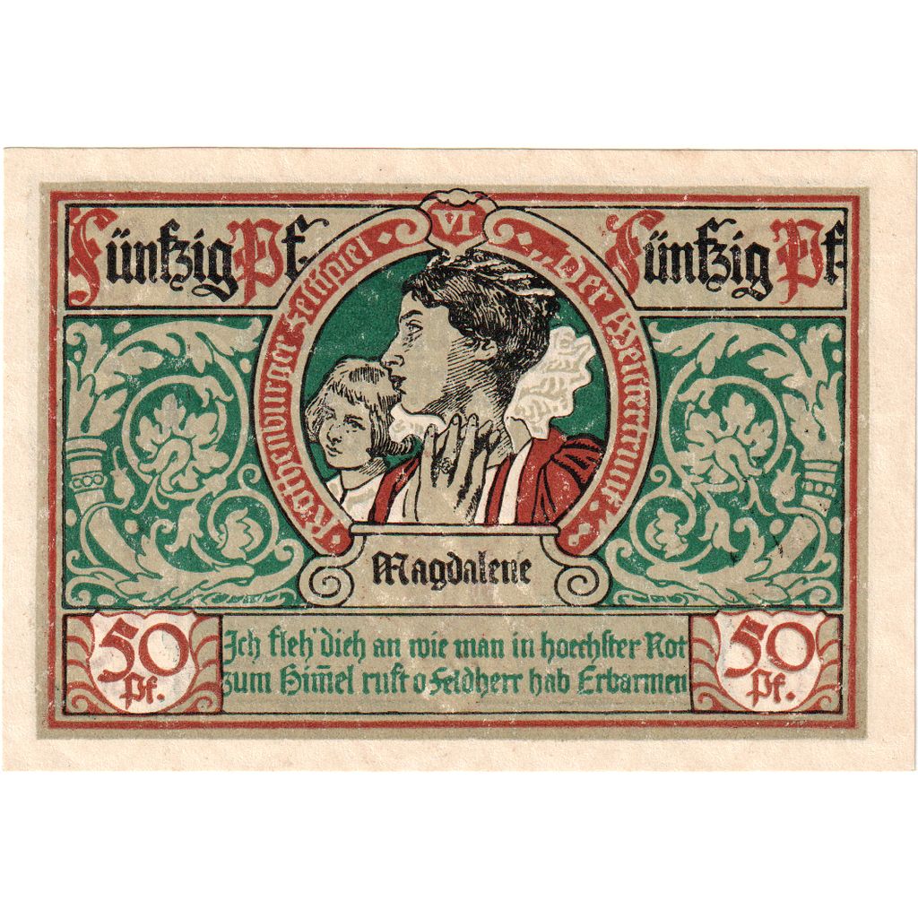 Deutschland, Rothenburg, 50 Pfennig, 1921-06-24, UNZ-