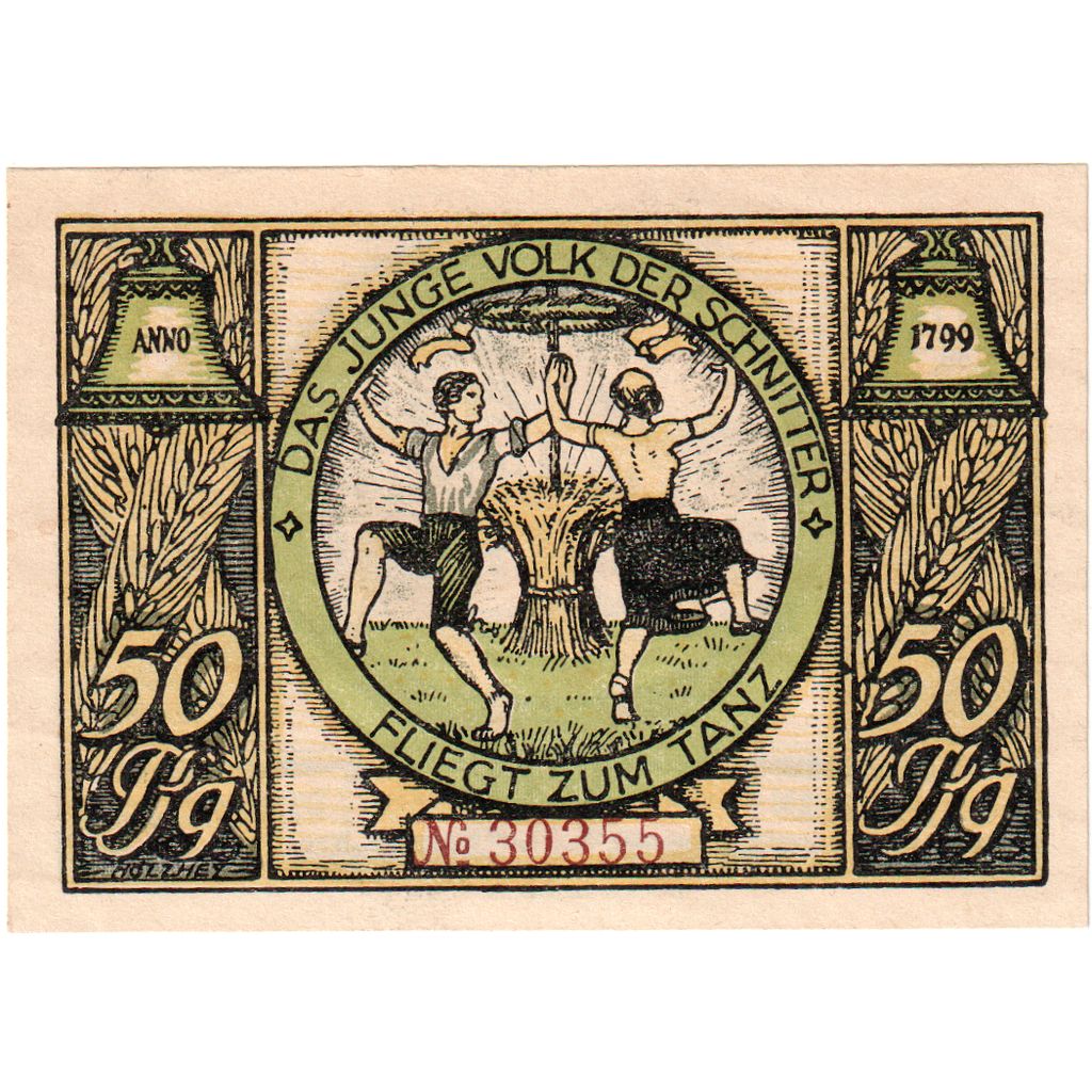 Germany, Rudolstadt, 50 Pfennig, 1922-01-01, UNC(63)
