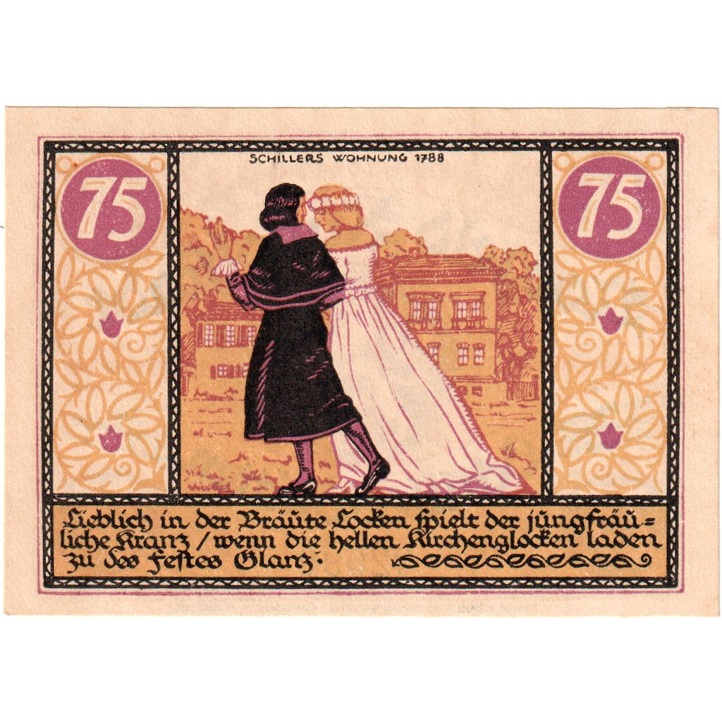 Germany, Rudolstadt, 75 Pfennig, 1921-08-16, UNC(63)