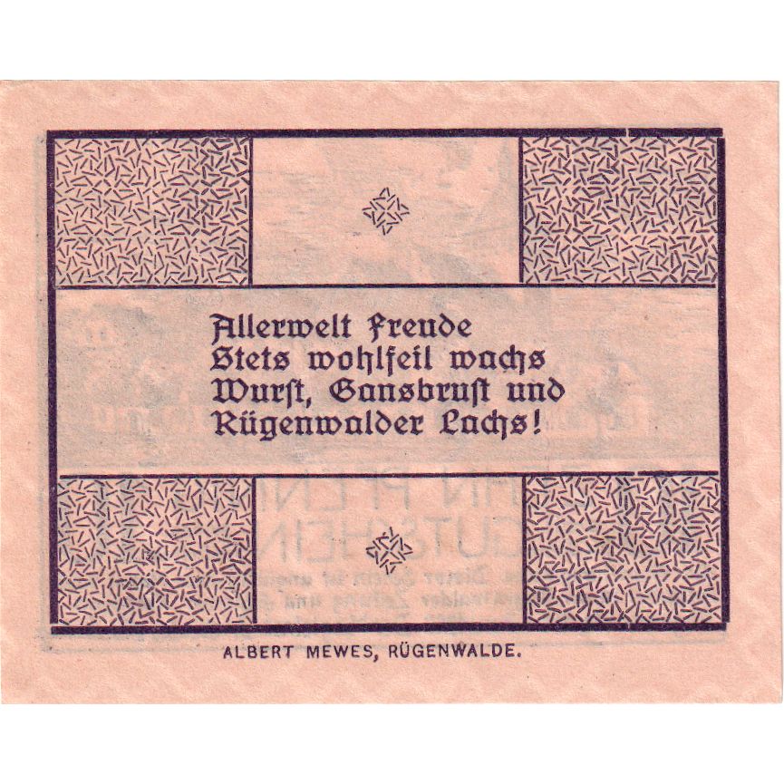 Germania, Rugenwalde, 10 Pfennig, 1920-06-01, SPL