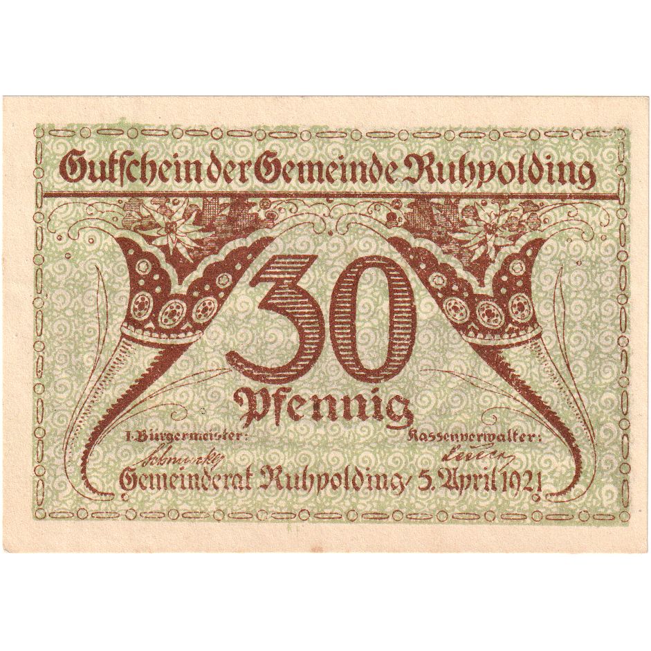 Germania, Ruhpolding, 30 Pfennig, 1922-01-01, SPL