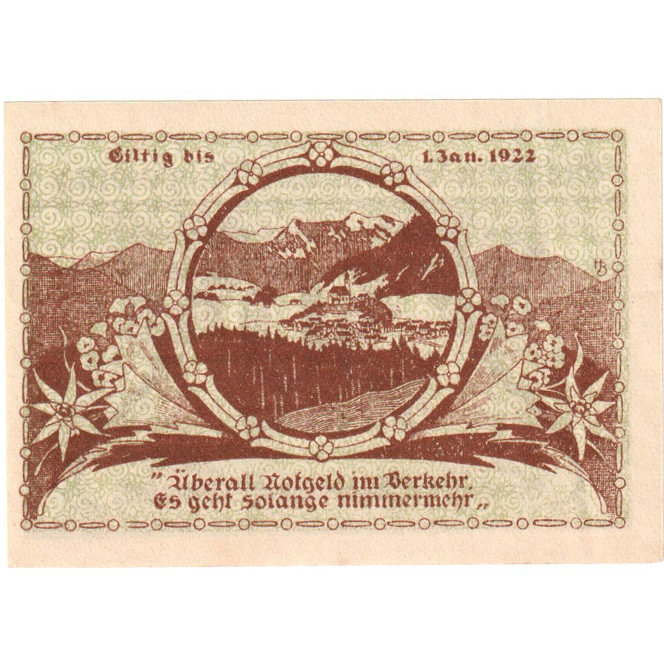 Germania, Ruhpolding, 30 Pfennig, 1922-01-01, SPL