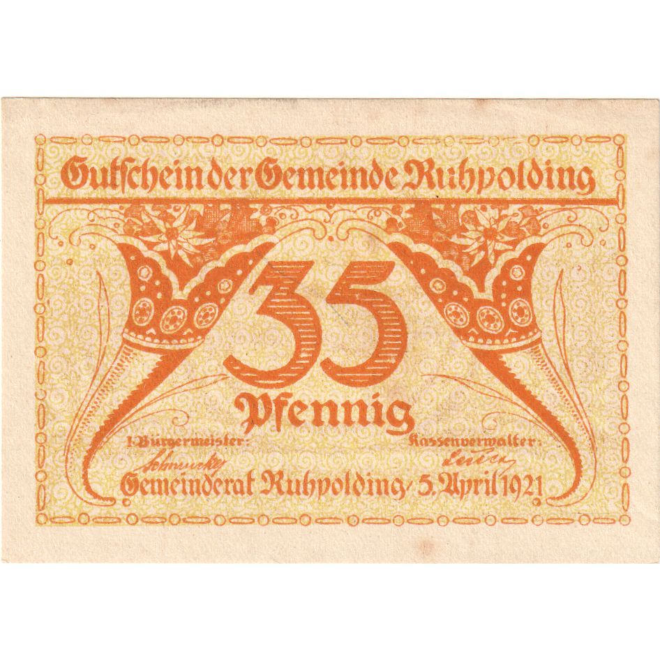Germania, Ruhpolding, 35 Pfennig, 1922-01-01, SPL