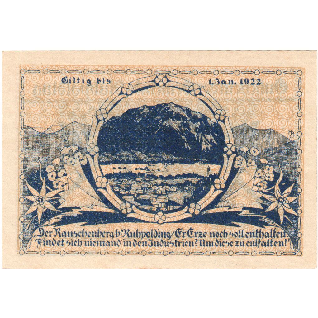 Germania, Ruhpolding, 40 Pfennig, 1922-01-01, SPL
