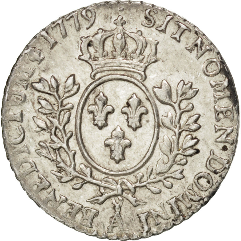 Coin, France, Louis XV, 1/20 Écu à la vieille tête (6 sols), 6 Sols, 1/20