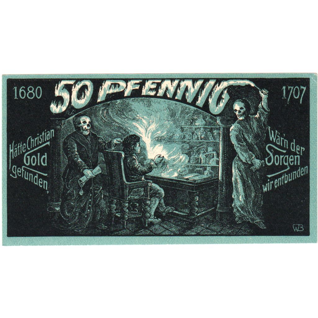 Allemagne, Eisenberg, 50 Pfennig, SPL