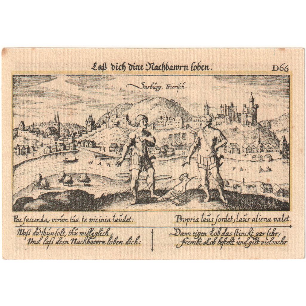 Germany, Saarburg, 50 Pfennig, UNC(63)