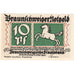 Germany, Braunschweig, 10 Pfennig, UNC(63)