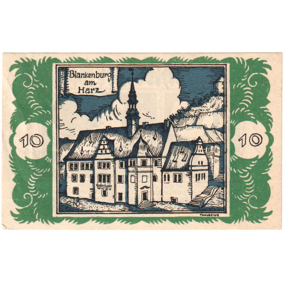 Duitsland, Braunschweig, 10 Pfennig, SPL