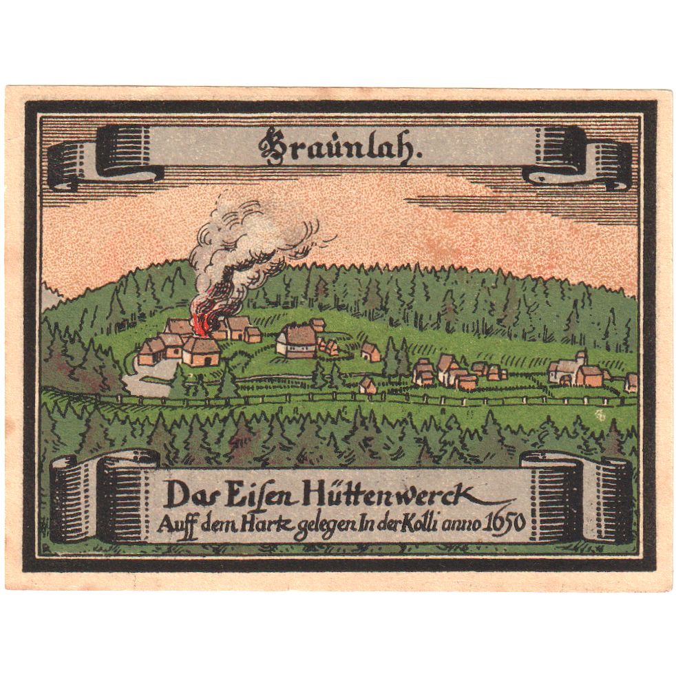 Germany, Braunlage, 50 Pfennig, 1921-12-31, AU(55-58)