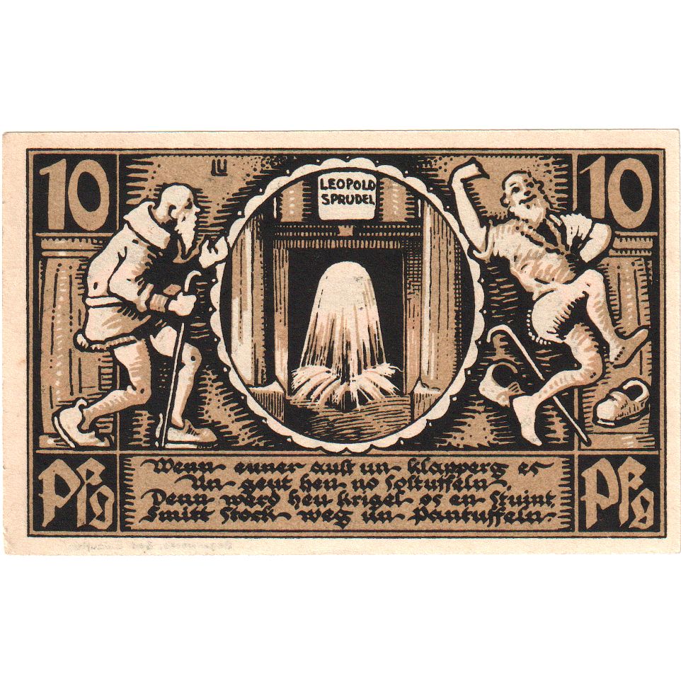 Germania, Bad Salzuflen, 10 Pfennig, SPL