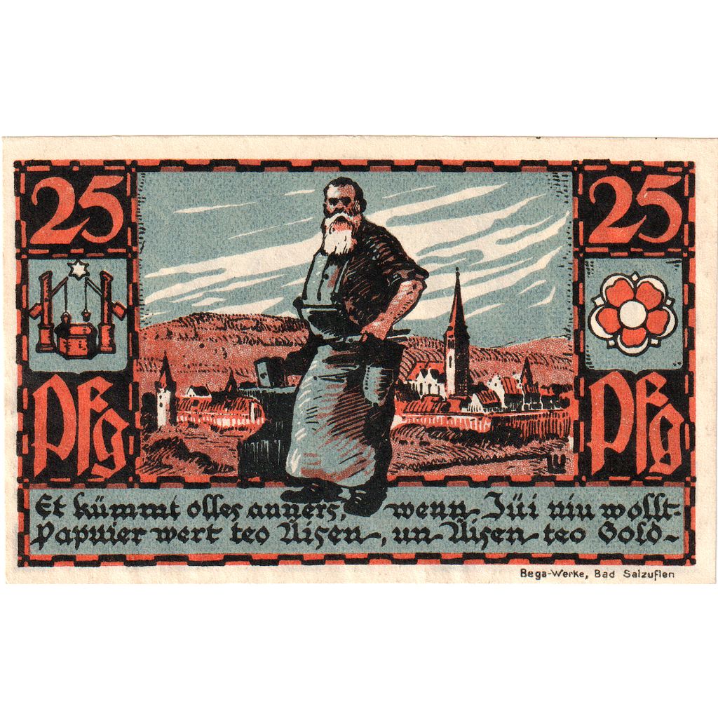 Germania, Bad Salzuflen, 50 Pfennig, SPL