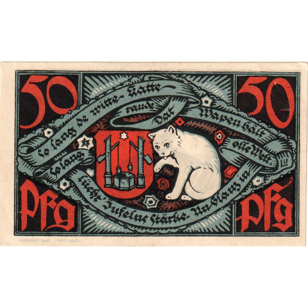 Germania, Bad Salzuflen, 50 Pfennig, SPL
