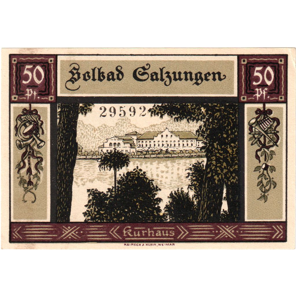 Germania, Bad Salzungen, 50 Pfennig, SPL