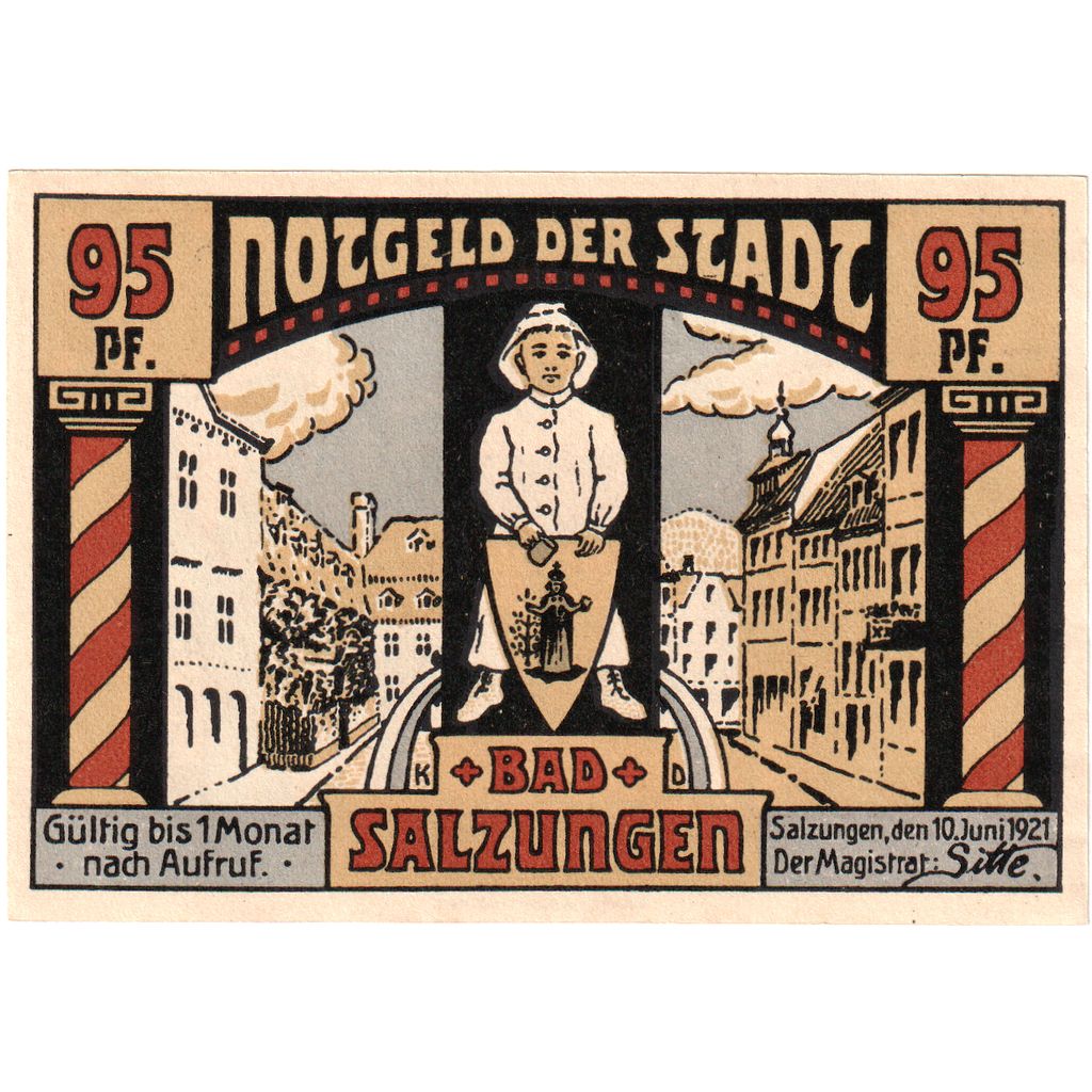 Germania, Bad Salzungen, 95 Pfennig, SPL